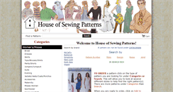 Desktop Screenshot of houseofsewingpatterns.com
